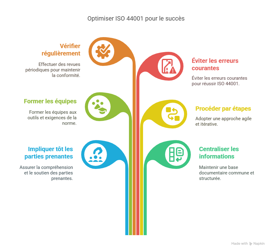 Bonnes pratiques pour optimiser ISO 44001-1