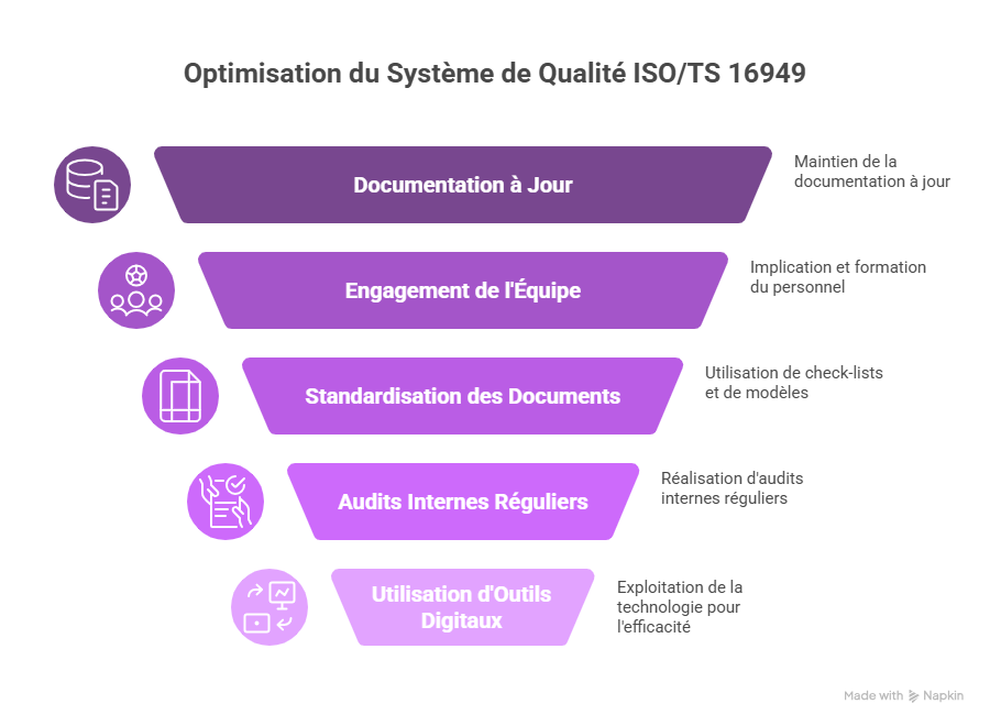 Bonnes pratiques pour optimiser ISOTS 16949