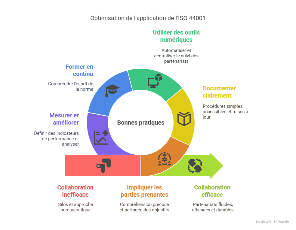 Bonnes pratiques pour optimiser l’application d’ISO 44001