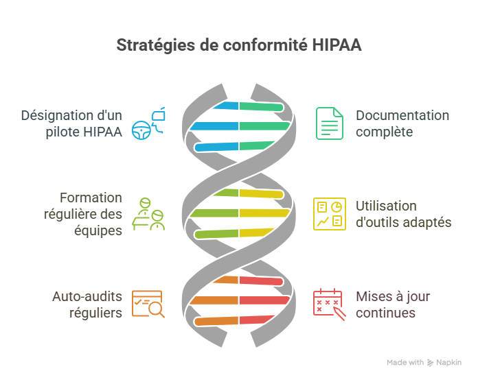 Bonnes pratiques pour optimiser la conformité HIPAA