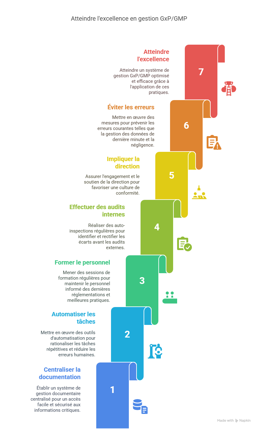 Bonnes pratiques pour optimiser la gestion de GxP  GMP