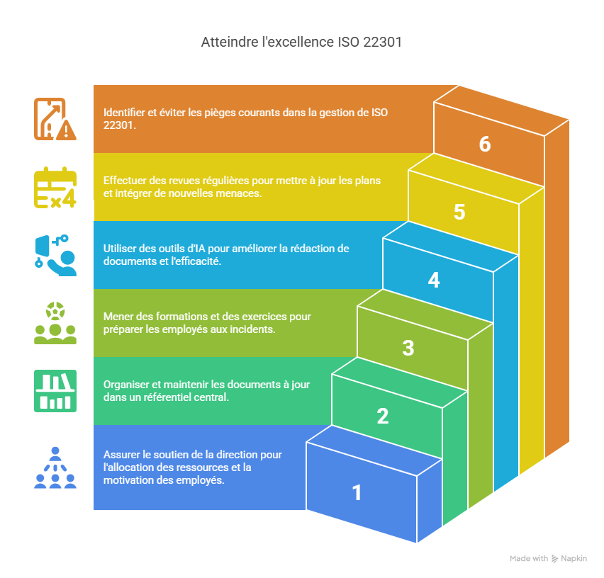 Bonnes pratiques pour optimiser la gestion de ISO 22301