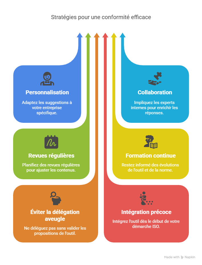 Bonnes pratiques pour optimiser répondre à ISO 44001 étape par étape avec Answer Writer
